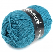 Laine à tricoter Week End 3186 Bleu Canard Chiné 50% Laine