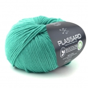 Fil d'été à tricoter BioColor 21 turquoise 100% coton bio