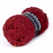Pelote de laine Cascade Tweed 62 Rouge