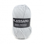 Laine Pull Tradi-Merino Plassard 10 Gris bleuté