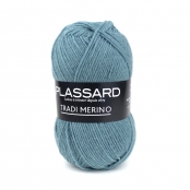 Laine Pull Tradi-Merino Plassard 22 Bleu