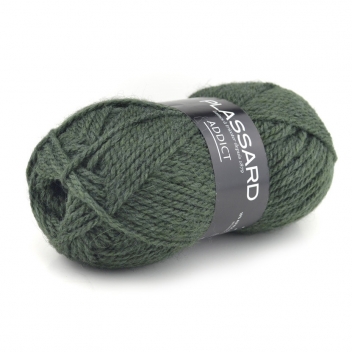 ADDICT-76 - 3660779022589 - Plassard - Laine Plassard Addict Vert Bouteille (76)