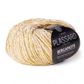Fil chainette Coton d\'été Plassard Bergamote Jaune pâle Col. 40