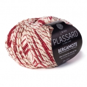 Fil chainette Coton d\'été Plassard Bergamote Grenat  Col. 63