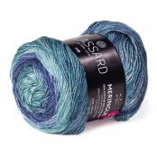 Pelote d'été Plassard dégradé Meringue Bleu Foncé Col. 23