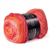 Pelote d'été Plassard dégradé Meringue Rouge Vermillon Col. 60
