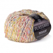 Fil d'été Plassard multicolore Nougat Tricot ou Crochet Corail Col. 50