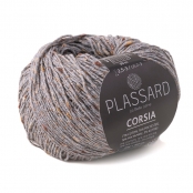 Fil crochet et tricot d\'été tweedé : Corsia Gris Moyen 11