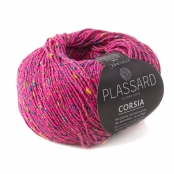 Fil crochet et tricot d'été tweedé : Corsia Rose Moyen 31