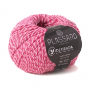 Fil crochet et tricot d'été bicolore 100% coton : Desirada Rose Bonbon 35