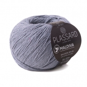 Fil crochet et tricot d'été Plassard : Maldiva Bleu Moyen 22