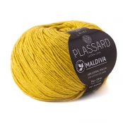 Fil crochet et tricot d'été Plassard : Maldiva Moutarde 43