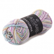 Fil crochet et tricot d\'été multicolore : Santurina Vert Pale 70