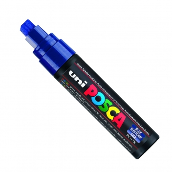 PC17K BF - 4902778364239 - Posca - Marqueur Posca Bleu foncé PC17 Pointe rectangulaire extra-large - 2