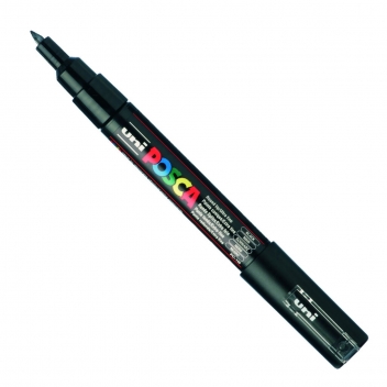 PC1MC N - 4902778654057 - Posca - Marqueur Posca Noir PC1MC Pointe conique extra-fine