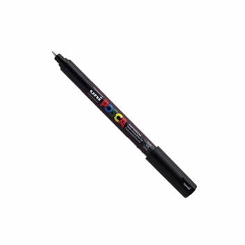 PC1MR N - 4902778089866 - Posca - Marqueur Posca Noir PC1MR Pointe calibrée extra-fine