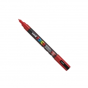 Marqueur Posca Rouge PC3M Pointe conique fine