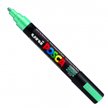 PC5M VM - 4902778113578 - Posca - Marqueur Posca Vert métal PC5M Pointe conique moyenne