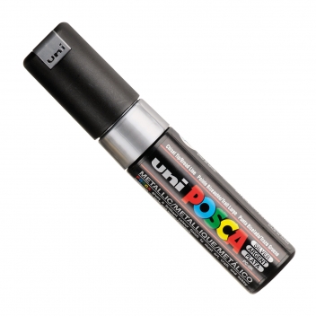 PC8K AR - 4902778113615 - Posca - Marqueur Posca Argent PC8K Pointe large biseautée