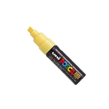 PC8K JP - 4902778107522 - Posca - Marqueur Posca Jaune paille PC8K Pointe large biseautée