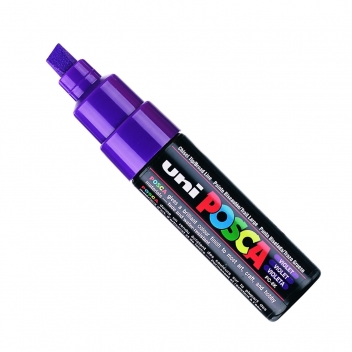 PC8K VT - 4902778916520 - Posca - Marqueur Posca Violet PC8K Pointe large biseautée