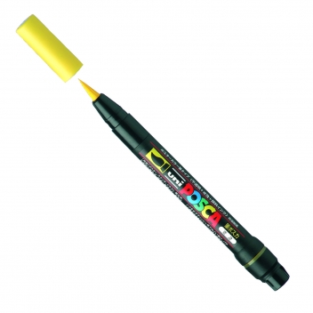 PCF350 J - 4902778559697 - Posca - Marqueur Posca Jaune PCF350 Pointe pinceau