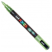 Marqueur Posca Vert foncé pailleté PC3M Pointe conique fine