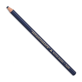 7600 BF - 4902778881767 - Dermatograph - Crayon gras Dermatograph Bleu Foncé