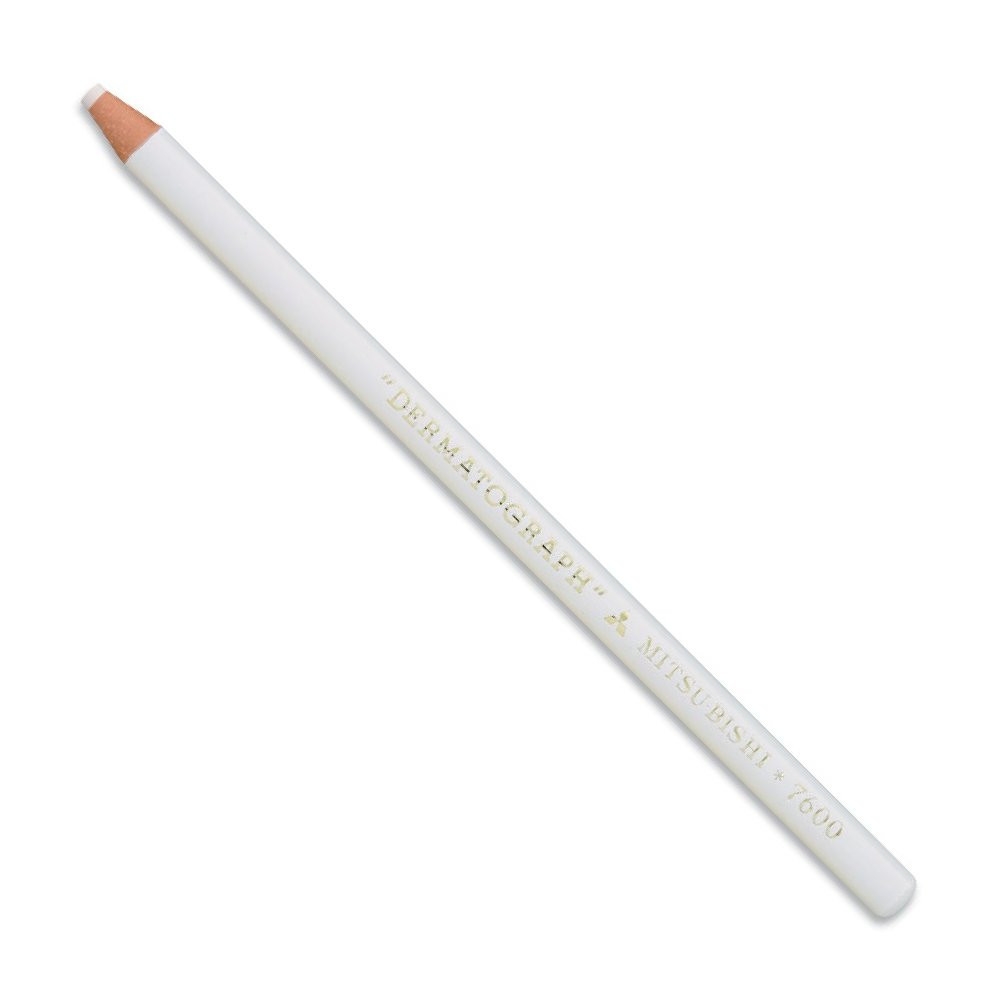 Crayon gras Dermatograph Blanc - Dermatograph référence 7600 BL