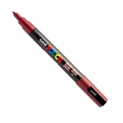 Marqueur Posca Rouge foncé PC3M Pointe conique fine