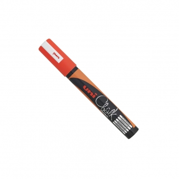 PWE5M O FLUO - 4902778140031 - Uni - Marqueur Orange fluo chalk (craie) Pointe moyenne