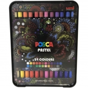 Coffret de 24 Bâtonnets de Pastel POSCA PASTEL