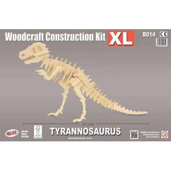 B014 - 5060027570820 - Quay - Maquette en bois Grand tyrannosaure - 2
