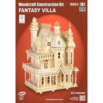 D004 - 5060027570004 - Quay - Maquette en bois Fantasy Villa (manoir) - 2