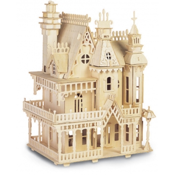 D004 - 5060027570004 - Quay - Maquette en bois Fantasy Villa (manoir)