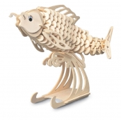 Maquette en bois Poisson (carpe)