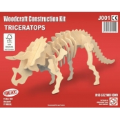 Maquette en bois Tricératops