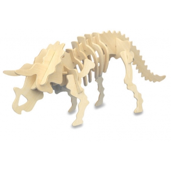J001 - 5060027570110 - Quay - Maquette en bois Tricératops