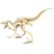 Maquette en bois Petit vélociraptor