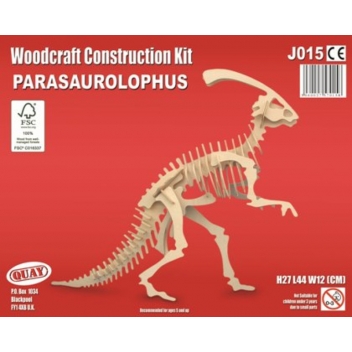 J015 - 5060027570158 - Quay - Maquette en bois Parasaurolophus - 2