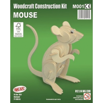 M001 - 5060027570172 - Quay - Maquette en bois Souris - 2