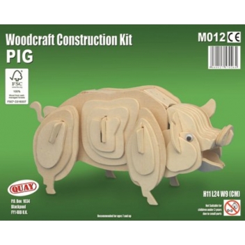 M012 - 5060027570264 - Quay - Maquette en bois Cochon - 2
