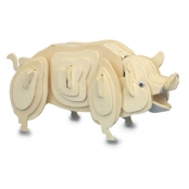 Maquette en bois Cochon