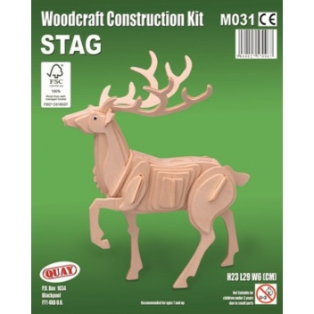 M031 - 5060027570967 - Quay - Maquette en bois Cerf - 2