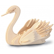 Maquette en bois Cygne