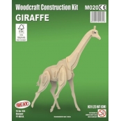 Maquette en bois Girafe