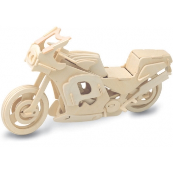 P023 - 5060027570486 - Quay - Maquette en bois Moto de course