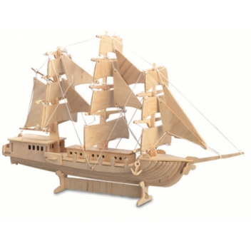 P049 - 5060027570615 - Quay - Maquette en bois Voilier