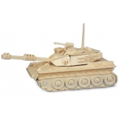 Maquette en bois Char d\'assaut Tank