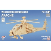 Maquette en bois Hélicoptère (Apache)